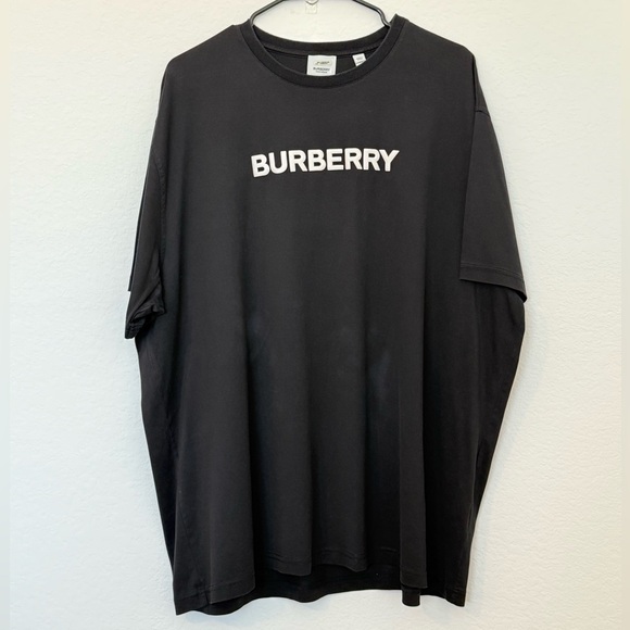 Burberry Black Short Sleeve Tee